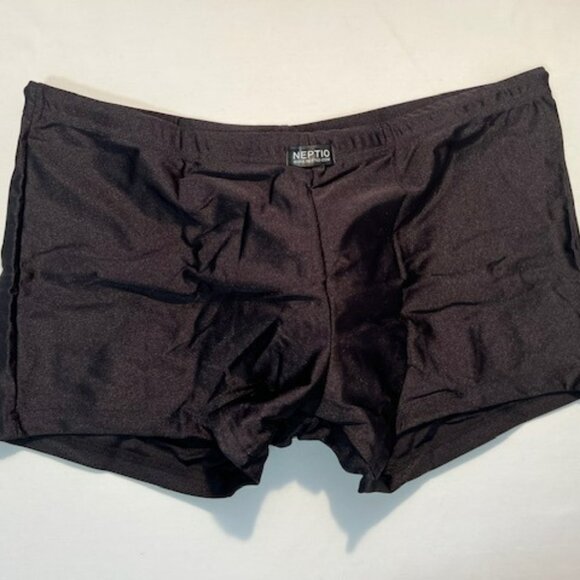 Neptio - Rio Midcut Swim Trunks - Black - Square Cut - Picture 9 of 11